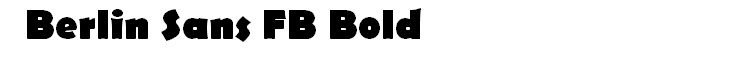 Berlin Sans FB Bold