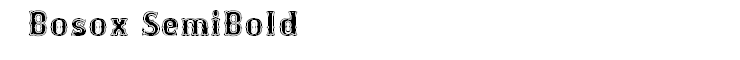 Bosox SemiBold