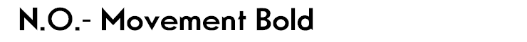 N.O.- Movement Bold