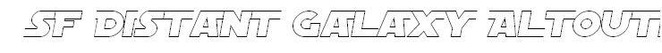 SF Distant Galaxy AltOutline Italic