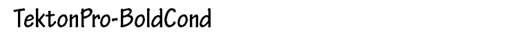 TektonPro-BoldCond