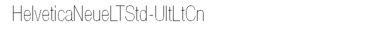 HelveticaNeueLTStd-UltLtCn